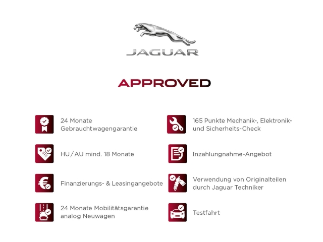 Jaguar  D200 SE HUD ACC Rückfahrkam. Panorama Fernlichtass. El. Heckklappe